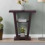 Newport V Console with Shelves - Breighton Home