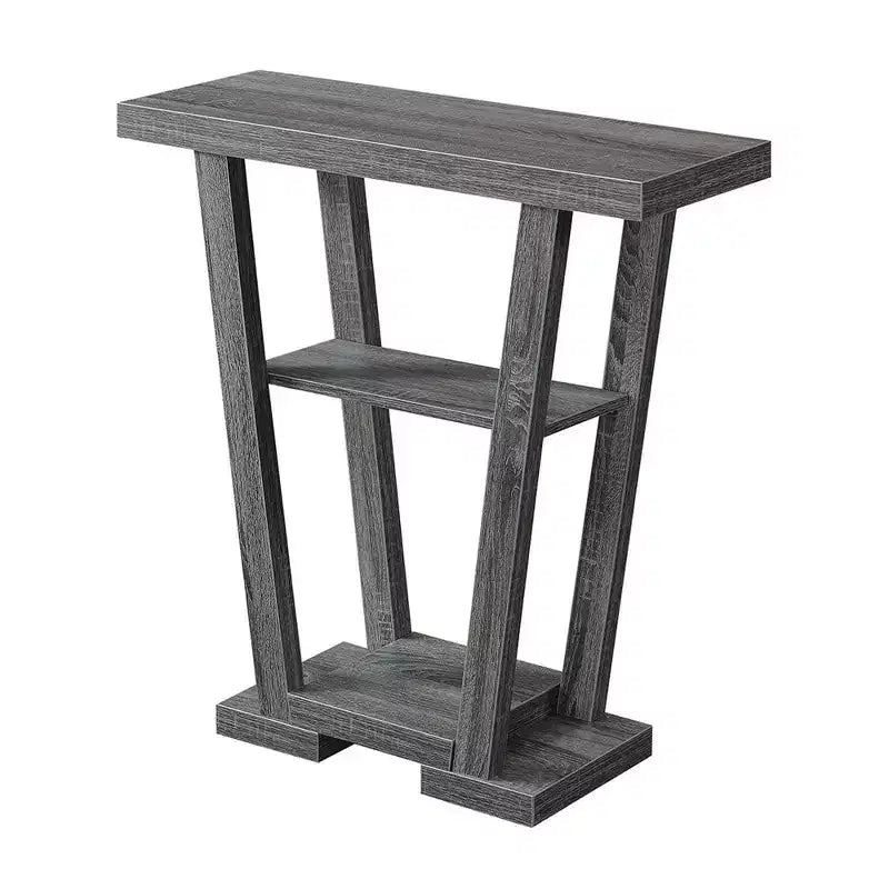 Newport V Console with Shelves - Breighton Home