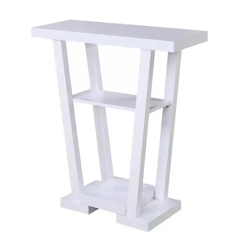Newport V Console with Shelves - Breighton Home