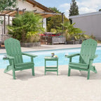 Bonosuki Lot de 2 chaises pliantes Adirondack pour patio et brasero