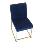 Lot de 2 Chaises de Salle à Manger Contemporaines Hautes Fuji - LumiSource