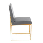 Lot de 2 Chaises de Salle à Manger Contemporaines Hautes Fuji - LumiSource