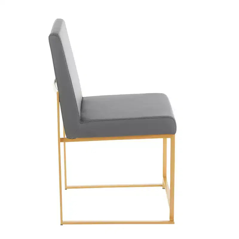 Lot de 2 Chaises de Salle à Manger Contemporaines Hautes Fuji - LumiSource