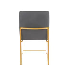 Lot de 2 Chaises de Salle à Manger Contemporaines Hautes Fuji - LumiSource