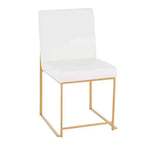 Lot de 2 Chaises de Salle à Manger Contemporaines Hautes Fuji - LumiSource