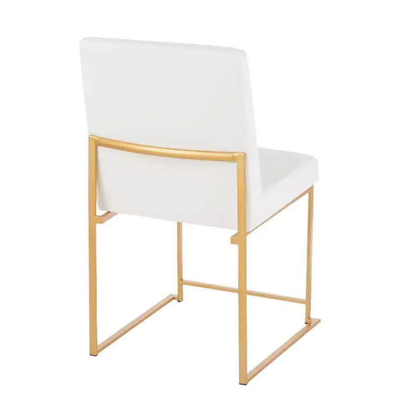 Lot de 2 Chaises de Salle à Manger Contemporaines Hautes Fuji - LumiSource