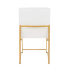 Lot de 2 Chaises de Salle à Manger Contemporaines Hautes Fuji - LumiSource