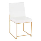 Lot de 2 Chaises de Salle à Manger Contemporaines Hautes Fuji - LumiSource