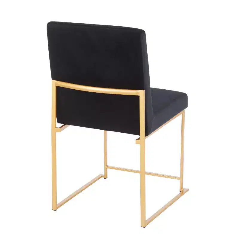 Lot de 2 Chaises de Salle à Manger Contemporaines Hautes Fuji - LumiSource