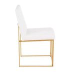 Lot de 2 Chaises de Salle à Manger Contemporaines Hautes Fuji - LumiSource