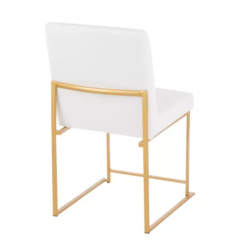 Lot de 2 Chaises de Salle à Manger Contemporaines Hautes Fuji - LumiSource