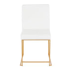 Lot de 2 Chaises de Salle à Manger Contemporaines Hautes Fuji - LumiSource