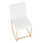 Lot de 2 Chaises de Salle à Manger Contemporaines Hautes Fuji - LumiSource