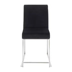 Lot de 2 Chaises de Salle à Manger Contemporaines Hautes Fuji - LumiSource