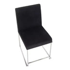 Lot de 2 Chaises de Salle à Manger Contemporaines Hautes Fuji - LumiSource