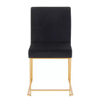 Lot de 2 Chaises de Salle à Manger Contemporaines Hautes Fuji - LumiSource
