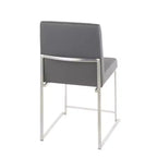 Lot de 2 Chaises de Salle à Manger Contemporaines Hautes Fuji - LumiSource