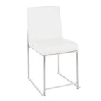 Lot de 2 Chaises de Salle à Manger Contemporaines Hautes Fuji - LumiSource