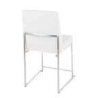 Lot de 2 Chaises de Salle à Manger Contemporaines Hautes Fuji - LumiSource