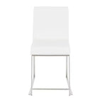 Lot de 2 Chaises de Salle à Manger Contemporaines Hautes Fuji - LumiSource