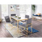 Lot de 2 Chaises de Salle à Manger Contemporaines Hautes Fuji - LumiSource