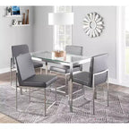 Lot de 2 Chaises de Salle à Manger Contemporaines Hautes Fuji - LumiSource