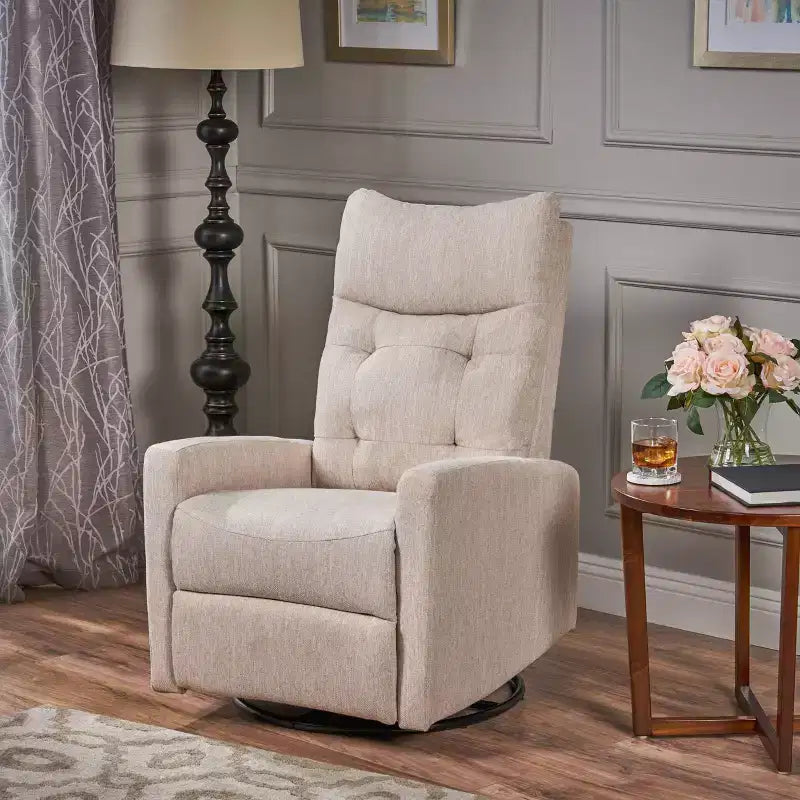 Woodglen Contemporary Glider Swivel Recliner - Christopher Knight Home