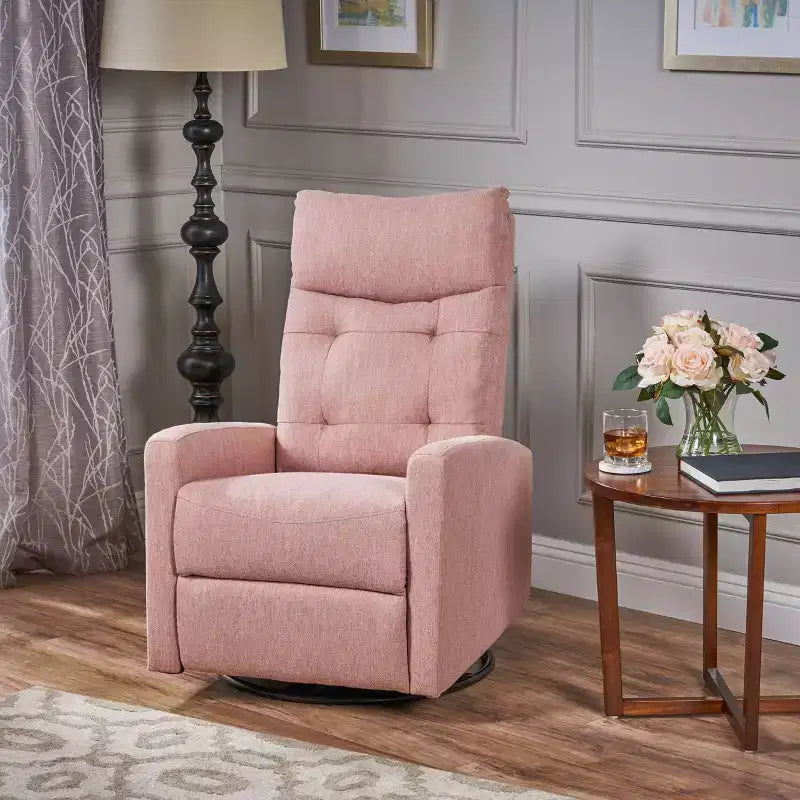 Fauteuil inclinable, pivotant et coulissant contemporain Woodglen – Christopher Knight Home