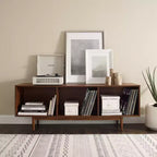 Large Liam Record Storage Console Cabinet - Crosley