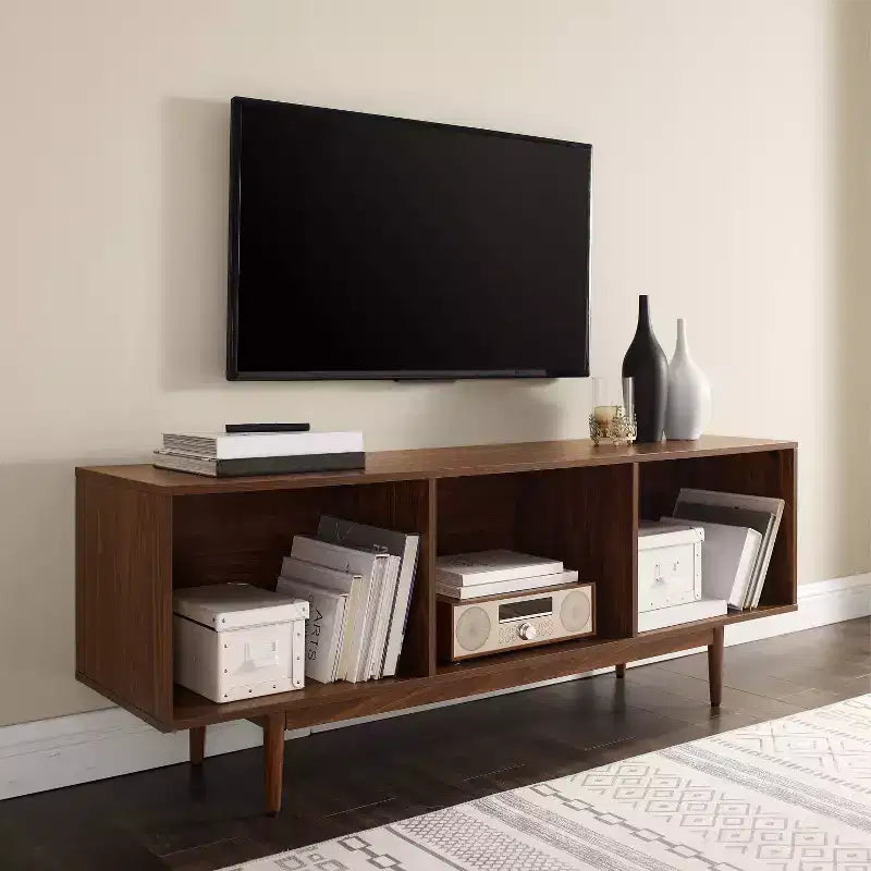 Large Liam Record Storage Console Cabinet - Crosley
