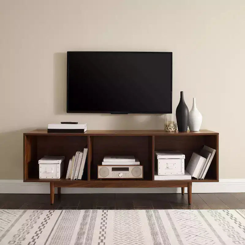 Large Liam Record Storage Console Cabinet - Crosley