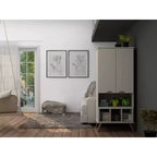 26.77 Hampton Display Cabinet - Manhattan Comfort