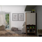 26.77 Hampton Display Cabinet - Manhattan Comfort