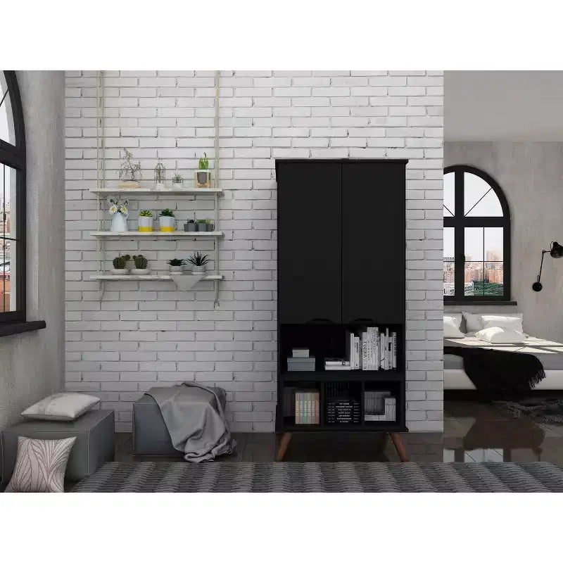 26.77 Hampton Display Cabinet - Manhattan Comfort