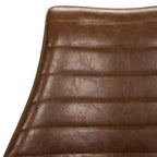 Fauteuil pivotant Lynette - Lot de 2 - ACH7006 - Marron clair/Laiton - Safavieh