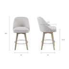 Howard Counter Height Barstool with Swivel Seat - Madison Park