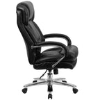 Flash Furniture HERCULES Series 24/7 Intensive Use Big & Tall 500 lb. Rated Executive Swivel Ergonomic Office Chair with Loop Arms