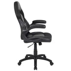 Fauteuil de bureau ergonomique pivotant réglable Flash Furniture X10 pour gamer avec accoudoirs relevables