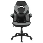Fauteuil de bureau ergonomique pivotant réglable Flash Furniture X10 pour gamer avec accoudoirs relevables