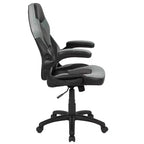 Fauteuil de bureau ergonomique pivotant réglable Flash Furniture X10 pour gamer avec accoudoirs relevables