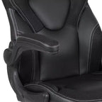 Fauteuil de bureau ergonomique pivotant réglable Flash Furniture X10 pour gamer avec accoudoirs relevables