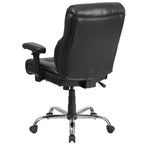 Flash Furniture HERCULES Series Big & Tall 400 lb. Rated Swivel Ergonomic Task Office Chair with Clean Line Stitching and Adjustable Arms