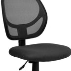 Flash Furniture Low Back Mesh Swivel Task Office Chair with Curved Square Back