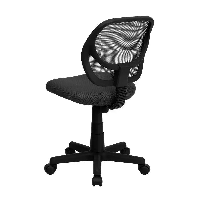 Flash Furniture Low Back Mesh Swivel Task Office Chair with Curved Square Back