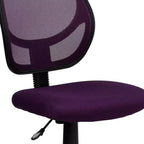 Flash Furniture Low Back Mesh Swivel Task Office Chair with Curved Square Back