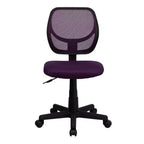 Flash Furniture Low Back Mesh Swivel Task Office Chair with Curved Square Back