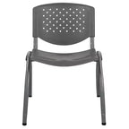 Flash Furniture HERCULES Series 880 lb. Capacity Plastic Stack Chair with Powder Coated Frame