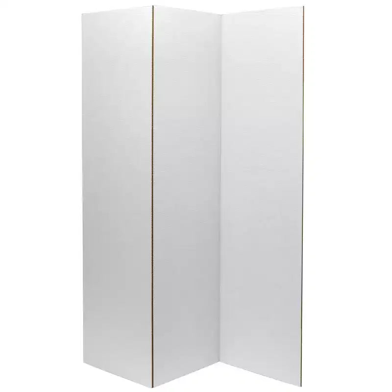 6' Cardboard Room Divider 3 Panel - Oriental Furniture