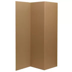 6' Cardboard Room Divider 3 Panel - Oriental Furniture