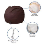 Pouf pour enfants et adolescents Emma et Oliver Small